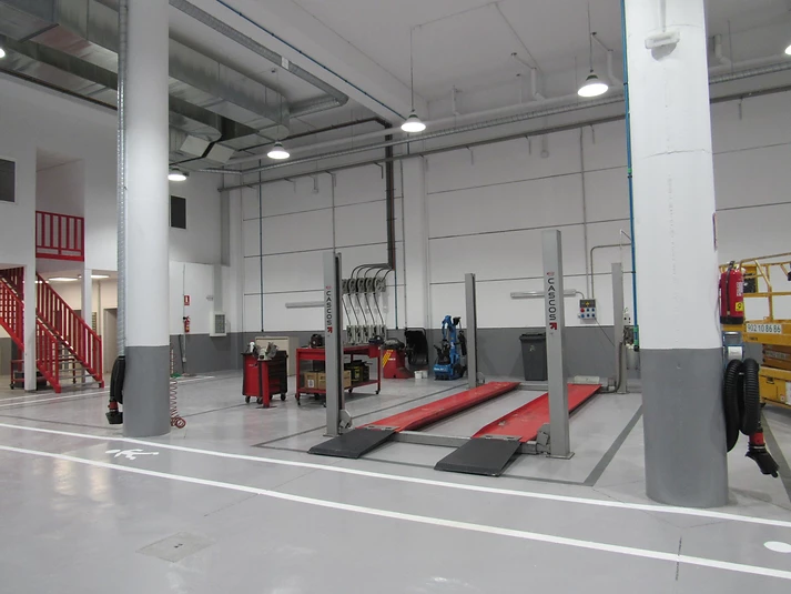 Adecuación de instalaciones en taller KIA Gran Canaria