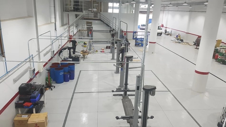 Proyecto de instalaciones para taller automovilístico en Gran Canaria