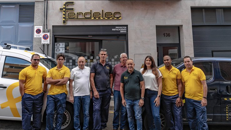 Equipo de Ferdelec en Las Palmas de Gran Canaria