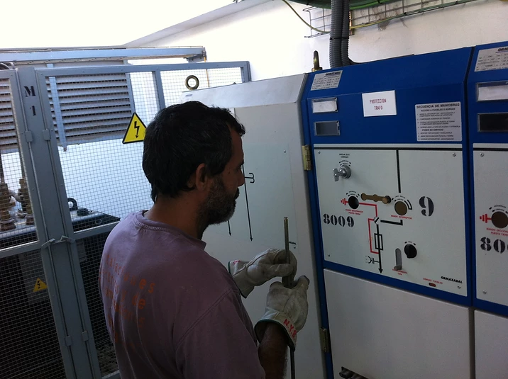 Centro de transformación eléctrica de Jucarne en Gran Canaria