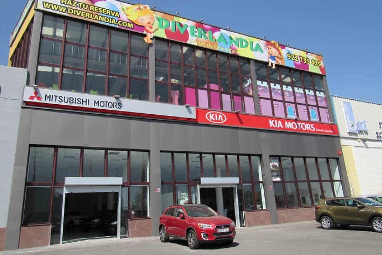 Reforma de concesionario Kia mediante obra civil en Gran Canaria